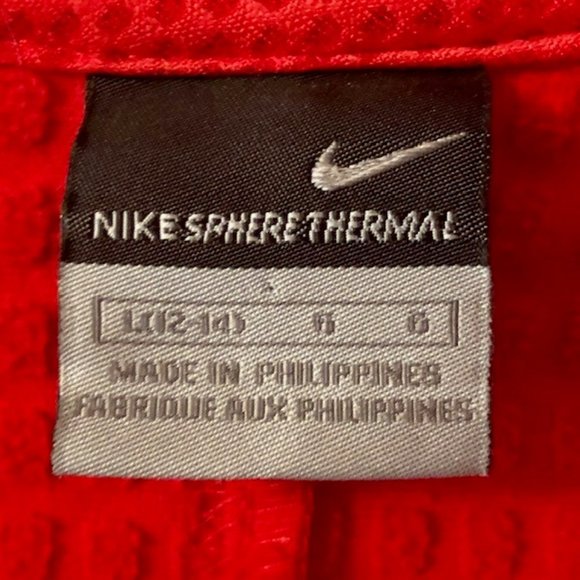 Nike Sphere Thermal 1/2 Zip Hi Viz Red/Orange - L - Picture 4 of 8